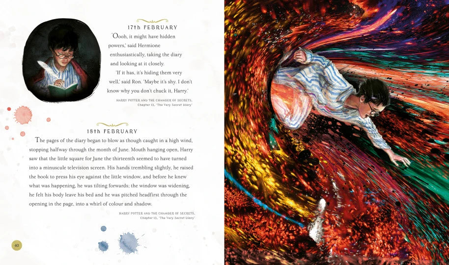 Harry Potter and the chamber of secrets ( illustrated + hardcover)