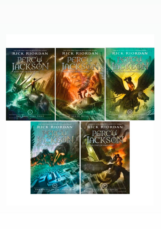 Percy Jackson & the Olympians Series (5 Books Set)